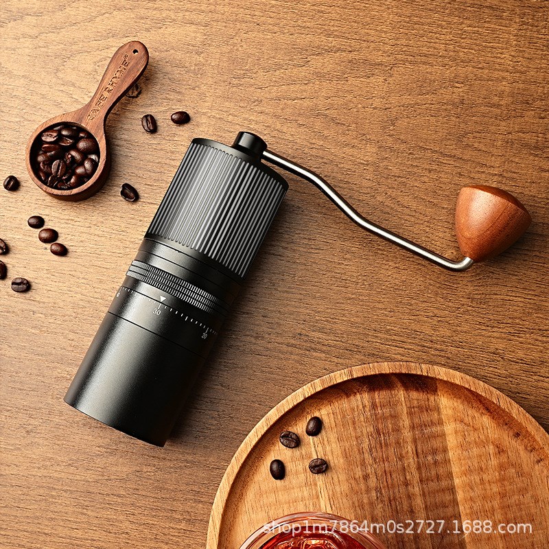 手摇磨豆机精密外调手动意式手冲咖啡豆便携家用研磨手磨咖啡机