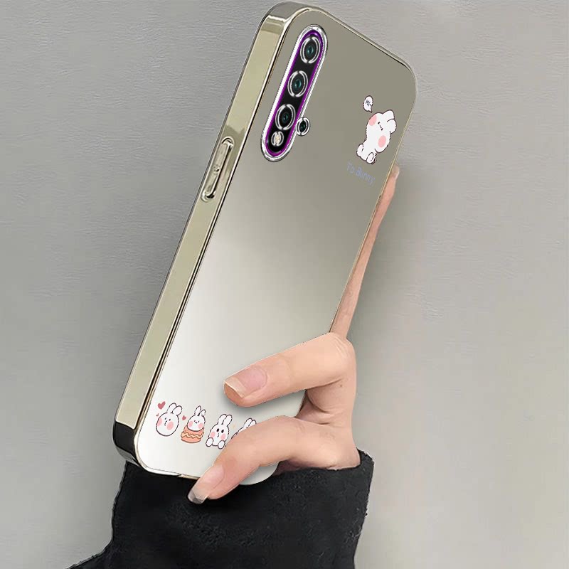 适用华为Nova5Pro手机壳nove5i新款novo5ipro保护noⅴa5z套nava硅胶nave全包note防摔n0va外壳男女晕染小白兔