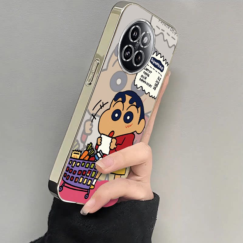 适用小米civi4pro手机壳新款civi3保护套civi2全包防摔civi1s软硅胶曲面屏外壳cviv卡通可爱小新购物cv男女