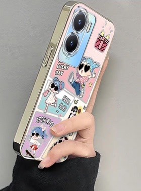 适用vivoy35手机壳y36新款Y375g好运女孩y31s硅胶套y35m+全包y31s标准版防摔y33s软y32t男y30g外壳viv0Y3女生