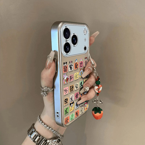 适用苹果17ProMax/16e手机壳iPhone15ProMax新款13保护套14pm全包Pr发财米奇12软硅胶plus防摔11高级感xr外壳