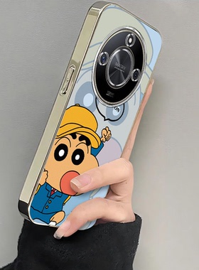 适用荣耀X50手机壳新款honorX60i保护套华为x50i十全包防摔x30曲屏ali一an00硅胶外壳x40可爱X10校服小新