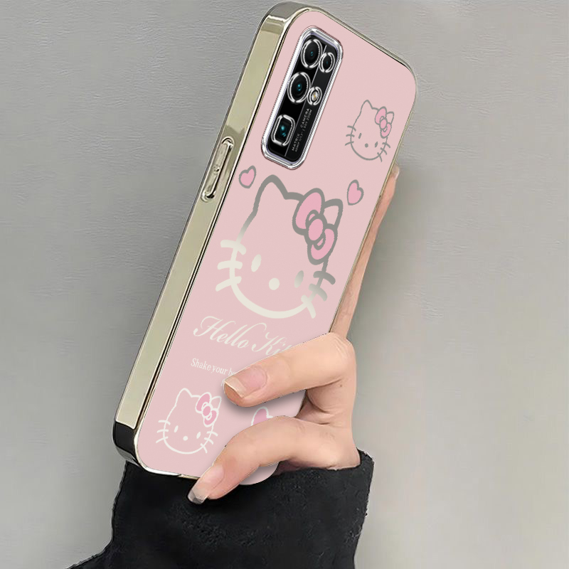 适用荣耀30手机壳honor华为30pro+十30S青春版lite硅胶三十porS30女新款plus全包防摔pr0三零保护套粉色kt猫