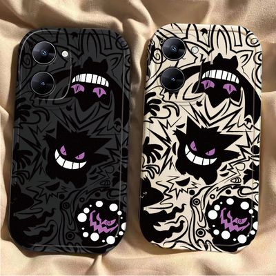 适用真我V30手机壳realmeV30t保护套RMX3619新款外壳紫眼耿鬼软硅胶OPPORealmeV全包OPPOV防摔OPPO男女