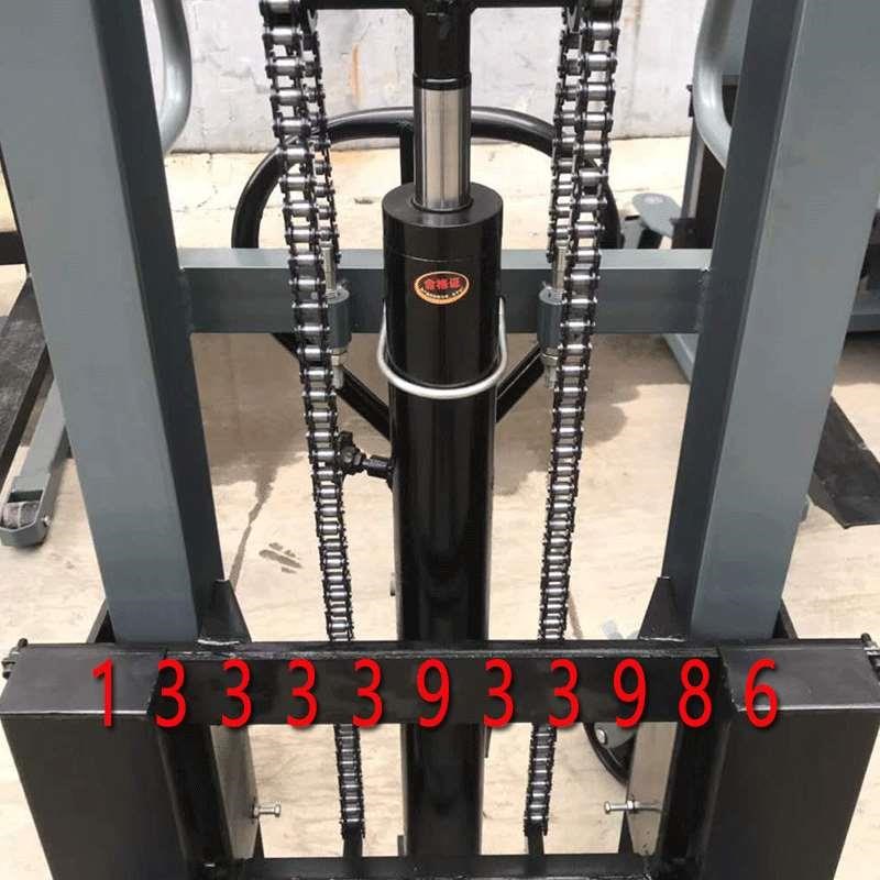 热销手动液车堆e垛高车升高叉车升降压车3吨2吨全半装电动搬运卸