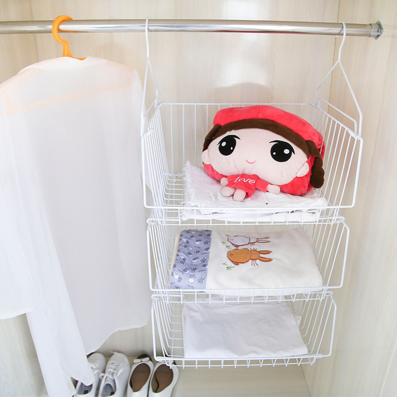 衣柜收纳神器置物架筐柜子分层隔板家用悬挂式衣橱挂袋衣服收纳篮,收纳整理,整理架/置物架/收纳架,淘宝优惠券,粉丝福利购,淘宝优惠卷