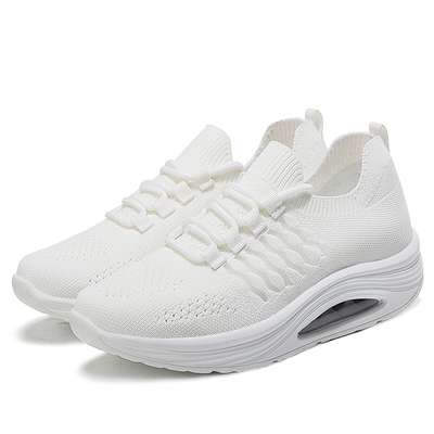 梦之队梦之操新款白色摇摇鞋女透气休闲鞋鬼步舞鞋运动鞋妈妈鞋