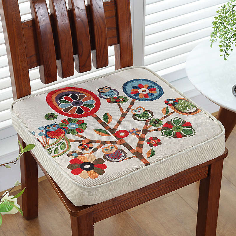 夏季加厚海绵椅子垫四季办公室学生增高坐垫子汽车座垫卡通餐椅