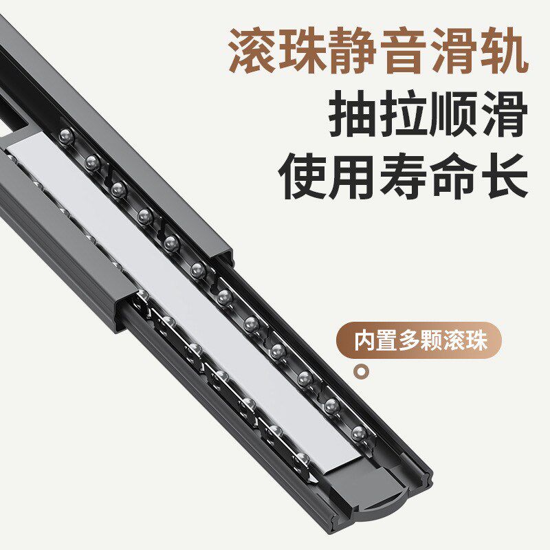 热销拉篮厨房橱柜抽屉式碗架收纳内置碗篮碗碟柜内抽拉