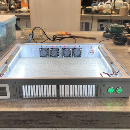 热销拓竹x1cc p1s 打印机扩展件 x1c增高散热顶盖通风扩展件照明l