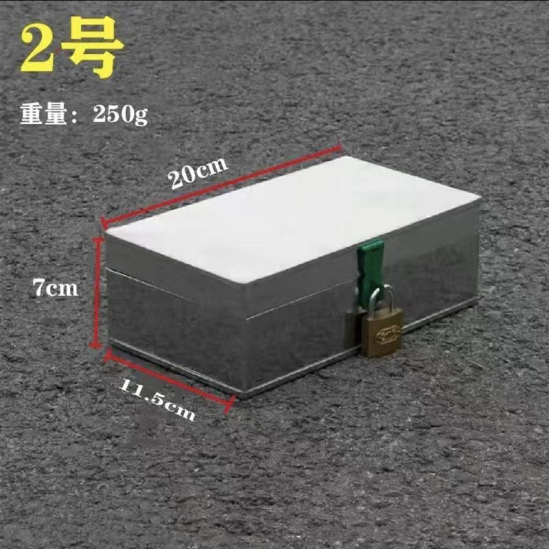 热销大号铁皮五金工具箱镀锌板外卖箱带锁储物盒收纳木工手提铁箱
