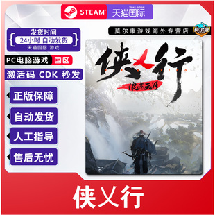 國區激活碼 steam游戲 俠乂行浪跡天涯武俠乂 中文PC游戲 現貨 CDK