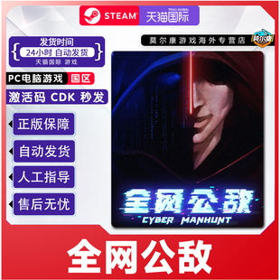 Steam 全网公敌 Cyber Manhunt 国区激活码CDKEY 正版PC游戏