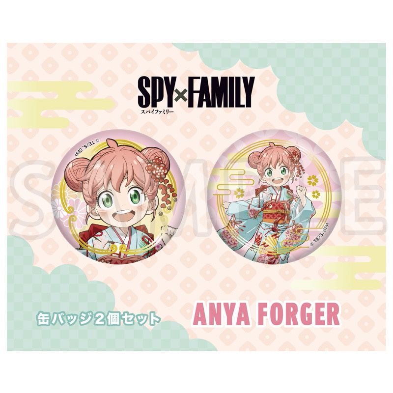 间谍过家家TOHO10周年庆烫金徽章