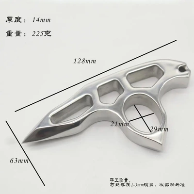 加厚不锈钢纯钢指虎四指虎指