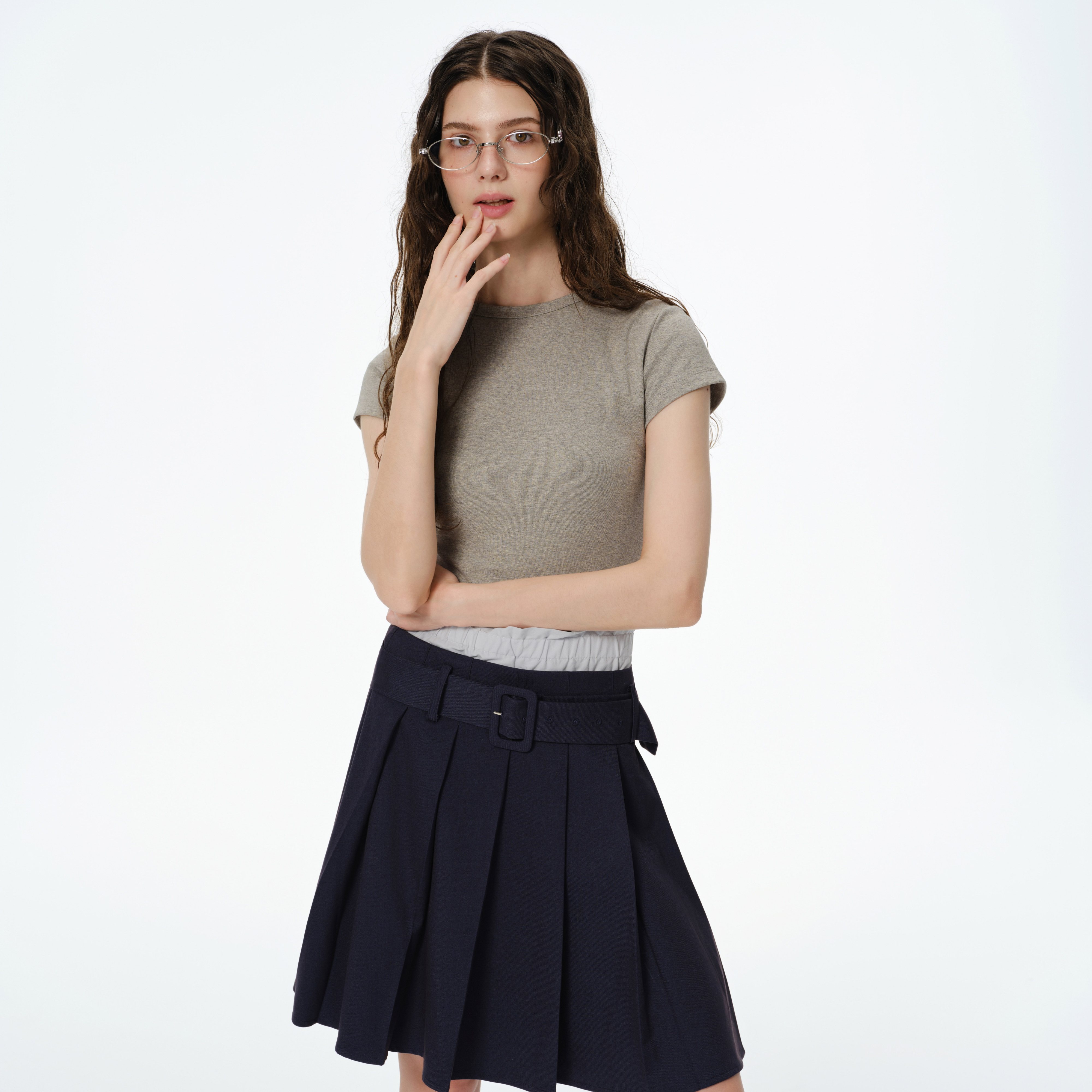 sanse短袖女T恤纯色显瘦收腰潮牌舒适百搭简约基础款美式正肩上衣,女装/女士精品,T恤,淘宝优惠券,粉丝福利购,淘宝优惠卷