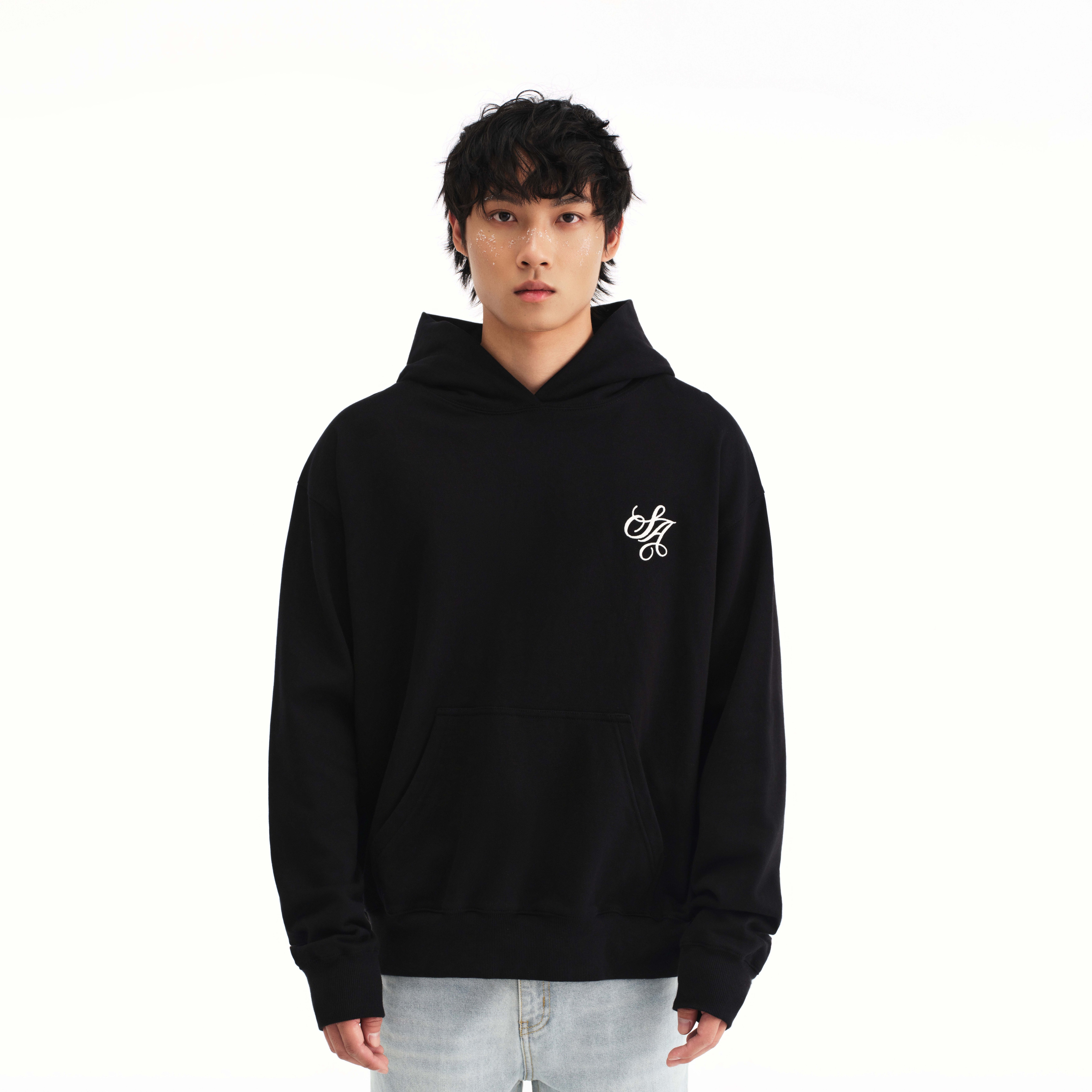 sanse连帽卫衣字母印花套头衫宽松休闲运动长袖上衣,男装,卫衣,淘宝优惠券,粉丝福利购,淘宝优惠卷