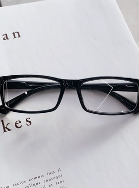 近视眼镜古早漫画眼镜黑色方形cos网红拍照凹造型近视纯欲风日系