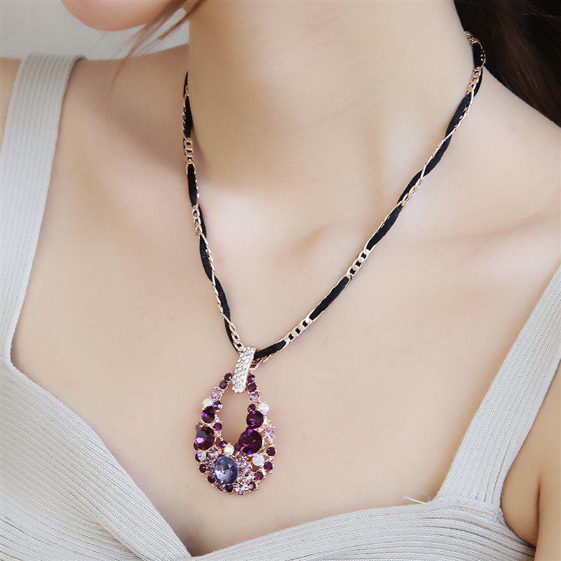 衬衣配饰项链女韩版时尚锁骨链短款毛衣链挂件高级感颈链个性潮流