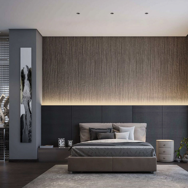 极简卧室床头背景墙护墙板无主灯线性灯条洗墙灯带铝槽LED灯带,家装灯饰光源,线性灯,淘宝优惠券,粉丝福利购,淘宝优惠卷