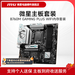 微星 B760M GAMING PLUS WIFI 搭 金泰克 DDR4 16G 4000 武曲星