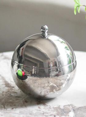 球WLW现代轻奢储物罐饰摆楼件样板间售处酒店民宿创意小鸟圆收纳