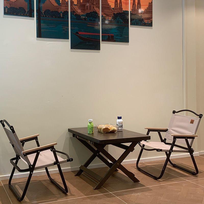 新款矮折叠桌子地复古风车装FIZ备桌用露营桌摆摊桌家饭桌载茶几