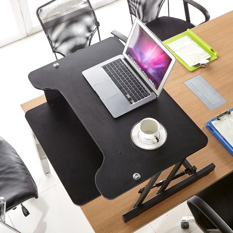 气式动站立电脑升降桌笔书记本办公ZHLB-2桌电脑台桌上桌可移钮动