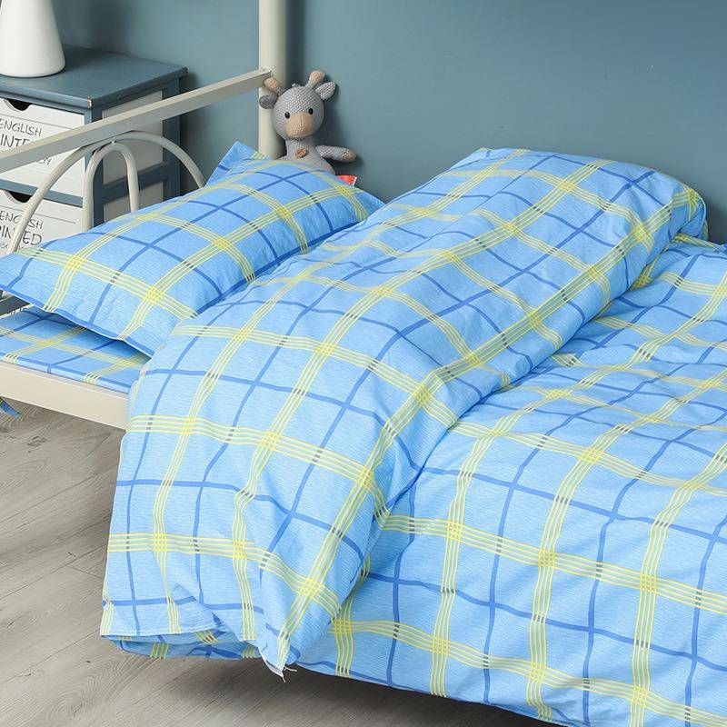 纯棉生舍单人被套件全棉1.5米被罩宿三四件套被005子床单上用学品