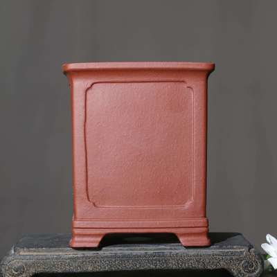 紫砂花盆四方方形奎面一tb-80253印桌面手盆景盆正客工厅桩颗子张