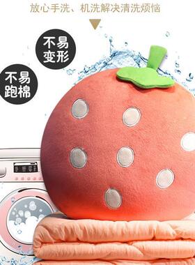 抱枕被91281头子两用车毯子二合一汽车靠枕公室午睡枕女生睡觉办