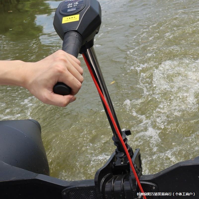 35824819舶逸无用推进器电动马达船外挂浆机12v2船刷4v机无刷船挂