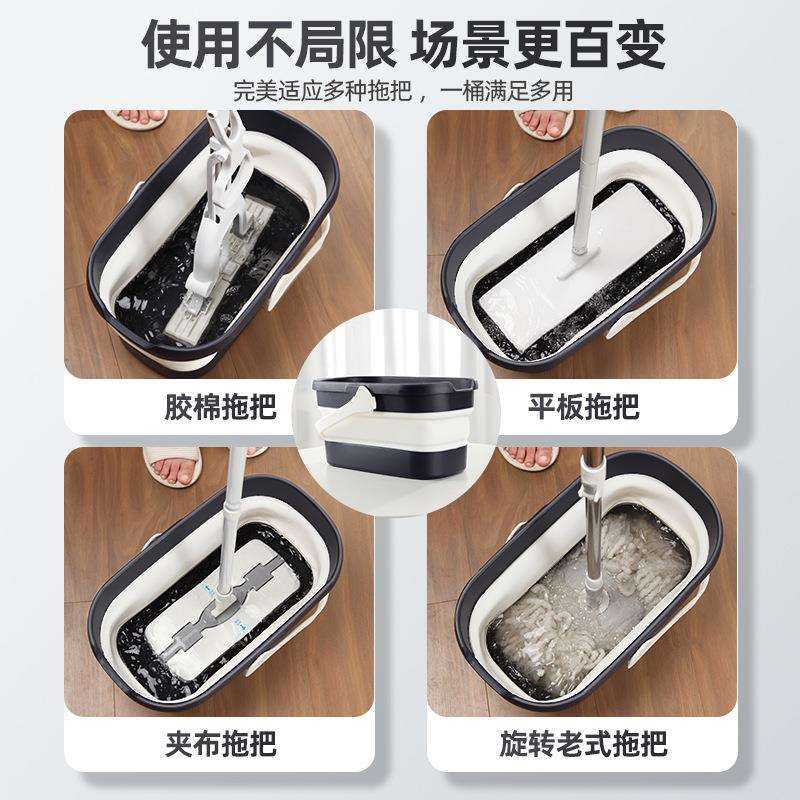洗桶拖把桶家长方形可桶折叠平板拖布拖地水用加厚大墩186布桶
