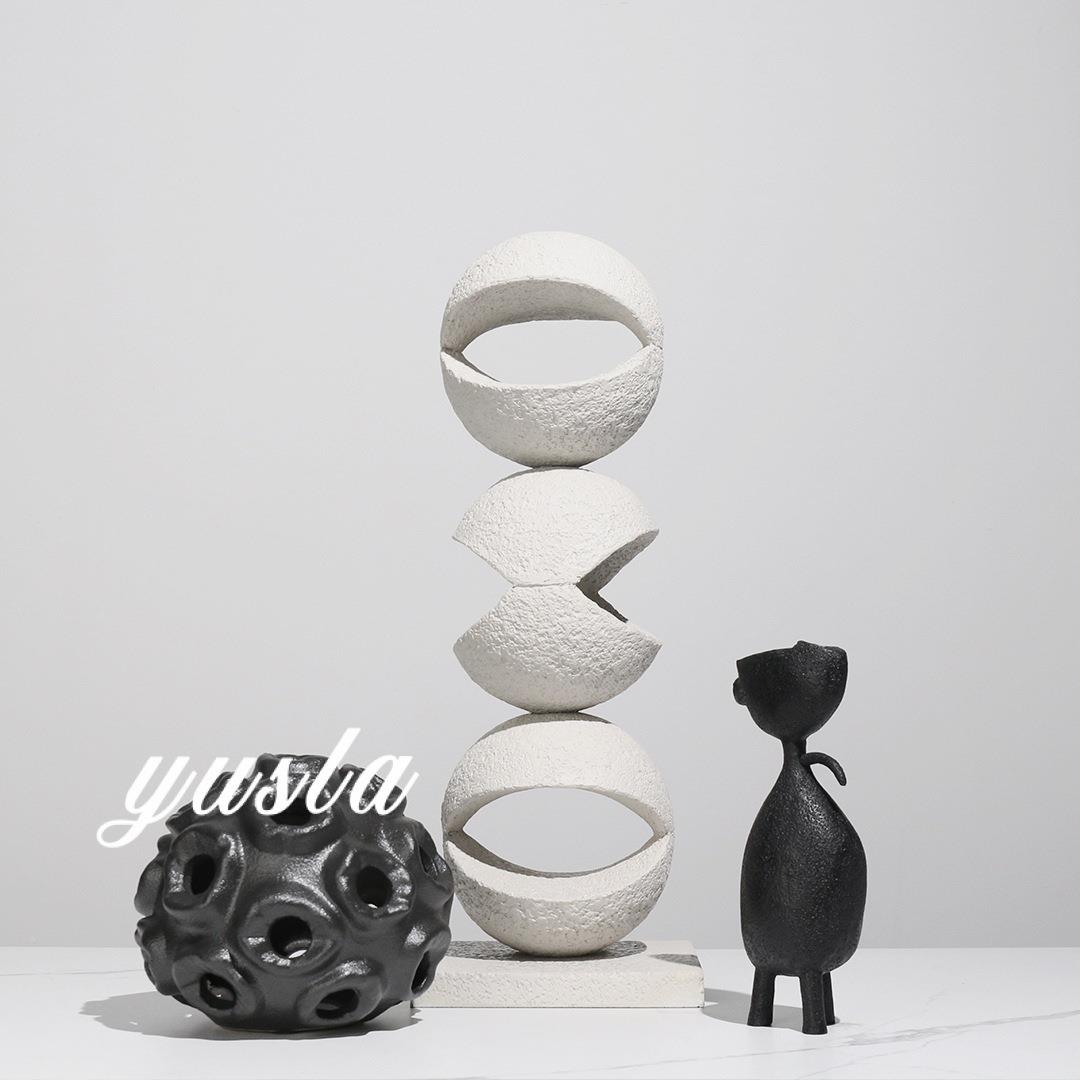 约现代客厅简电视柜落地玄关柜样板别墅酒店间宿CYE软装饰品轻奢