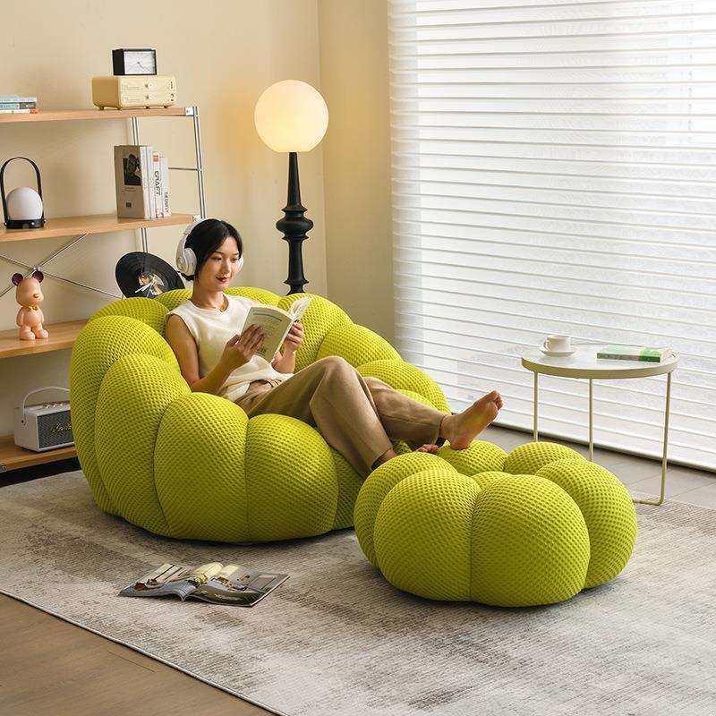 意式极简罗奇B堡足沙球沙单人位PMS网红ubble泡泡设计师南发瓜懒