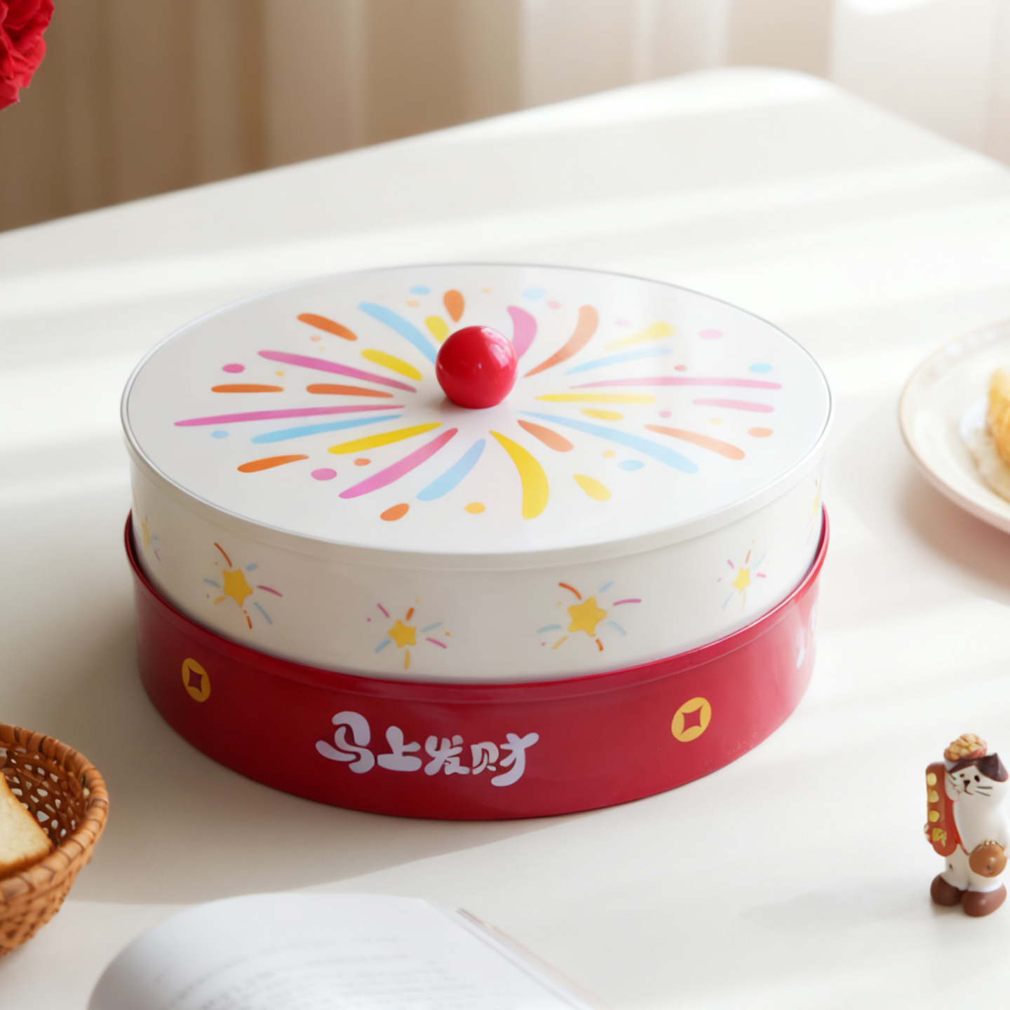 干果盘客厅茶几家用高端精致高颜值糖果点心零食摆放盘桌面收纳盒