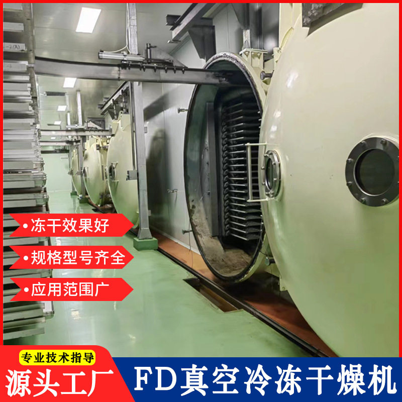 冻干机设备苹果片榴莲山竹真空冻干机野生莓茶真空冷冻干燥机大型