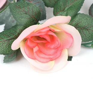 仿真玫瑰花藤假花藤条缠绕客厅空调水管道遮挡装 直销新款 饰品塑料
