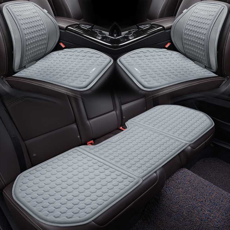 新款直销汽车夏季凉坐垫凝胶透气座垫简约久坐不热防滑吸汗车载后