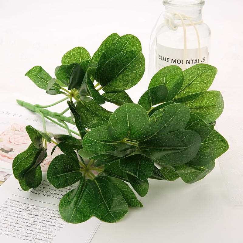 直销新款仿真绿萝 植物墙插花配草门头装饰假草绢布变色木万年青