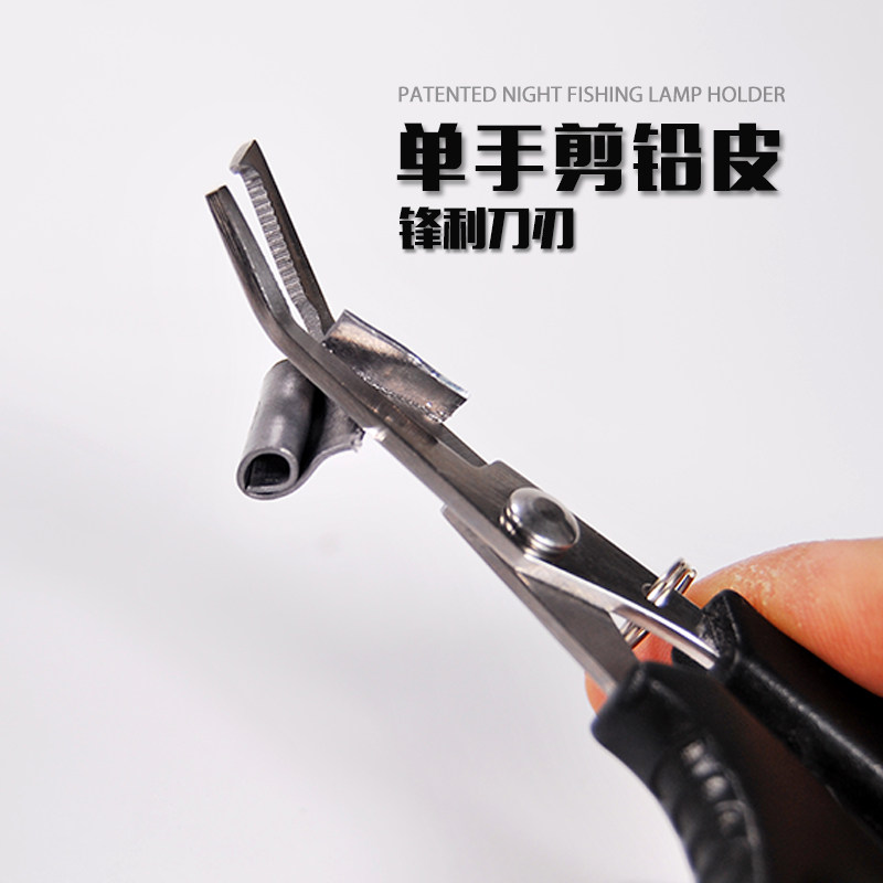 钓鱼剪刀多功能铅皮剪刀钓鱼钳钓鱼用品脱钩器便携垂钓渔具包邮