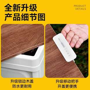 大容量户外露营收纳箱车载储物箱整理箱升级锁边家用塑料 直销新款
