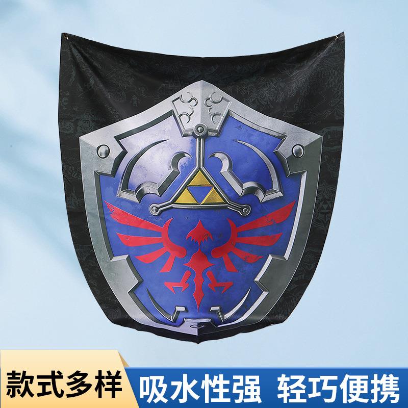 直销新款吸水速干沙滩巾印花沙滩浴巾运动毛巾布游泳速干披肩