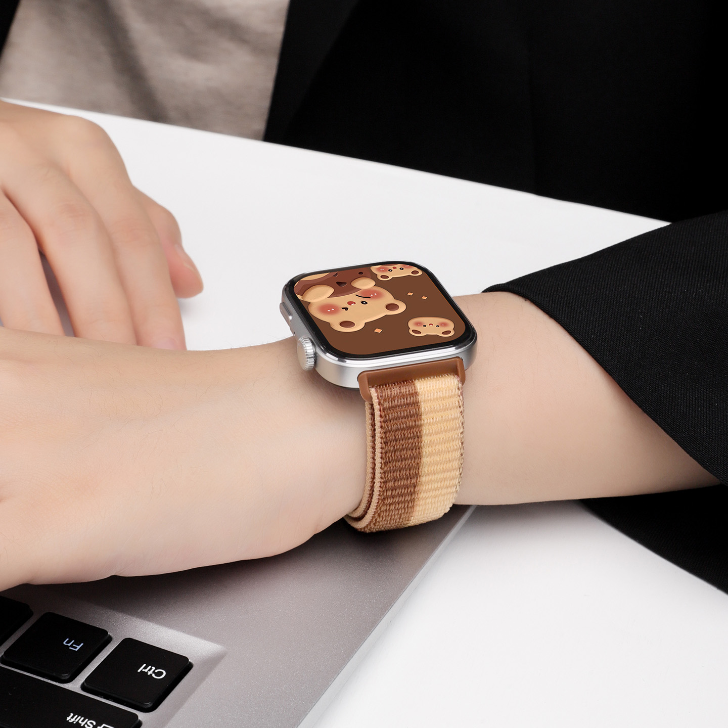 适用于荣耀手表X5表带新款尼龙复古编织回环腕带Honor x5时尚高级感男女小众运动透气腕带潮表链轻便智能配件