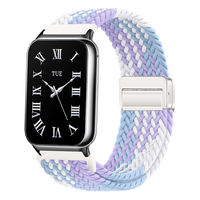 This new smart Samsung FIT 3 wristband is a breathable and high-end accessory for both men and women. It is suitable for the woven magnetic clasp of the Samsung Fit3 wristband and the Galaxy fit3 nylon loop sports wristband thumbnail 3