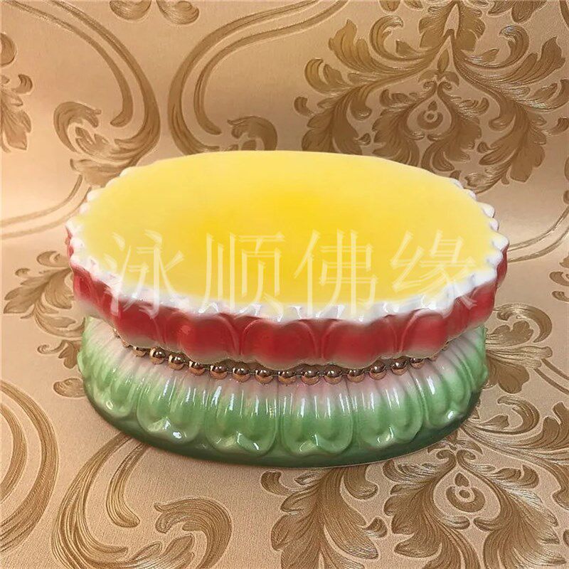 热销陶瓷新款观音客厅座莲花座底座供奉佛像垫佛台礼家佛具加高垫