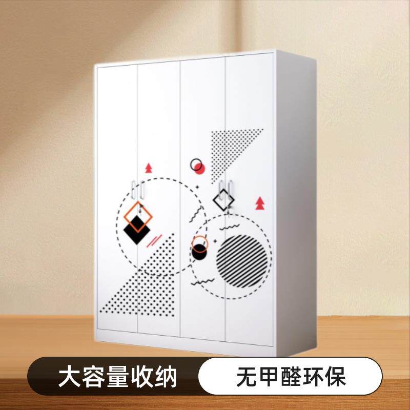 卧室衣柜推拉门钢制无甲醛儿童衣柜组合收纳衣橱大容量收纳柜