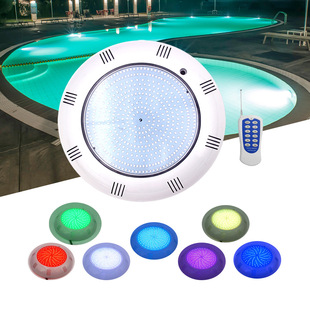 LED户外泳池灯水景ABS材质IP68全灌胶防水灯七彩RGB遥控水下灯具