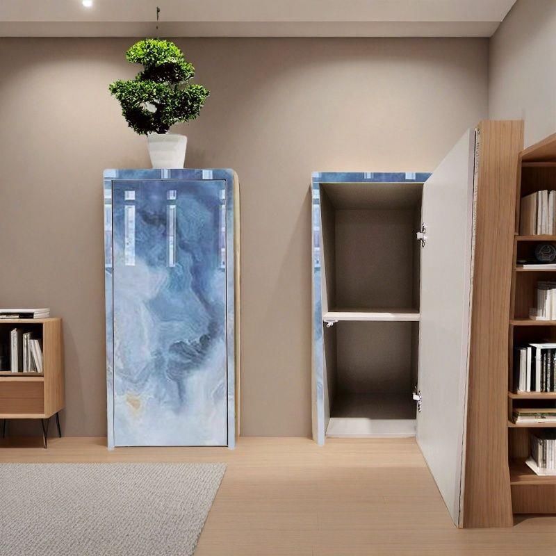 岩板花架柜子摆件可储物展示台装饰底座增高台立柱现代简约室内