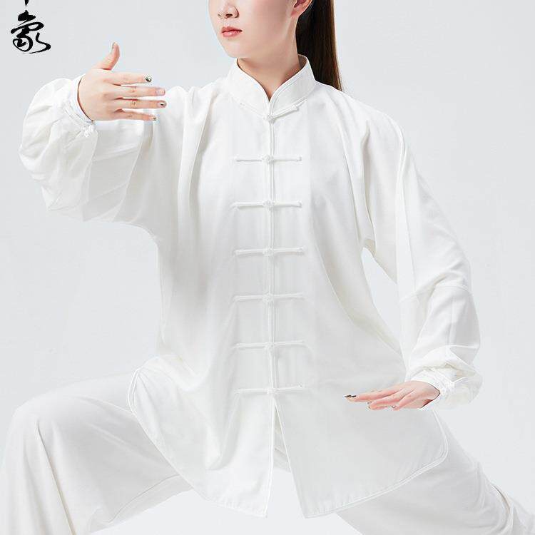 太极服女2026新款夏季八段锦练功服男中国风武术比赛服表演太极服